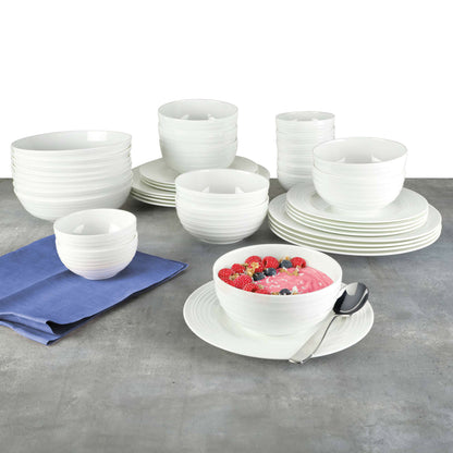 Ciara 40-Piece Bone China Dinnerware Set