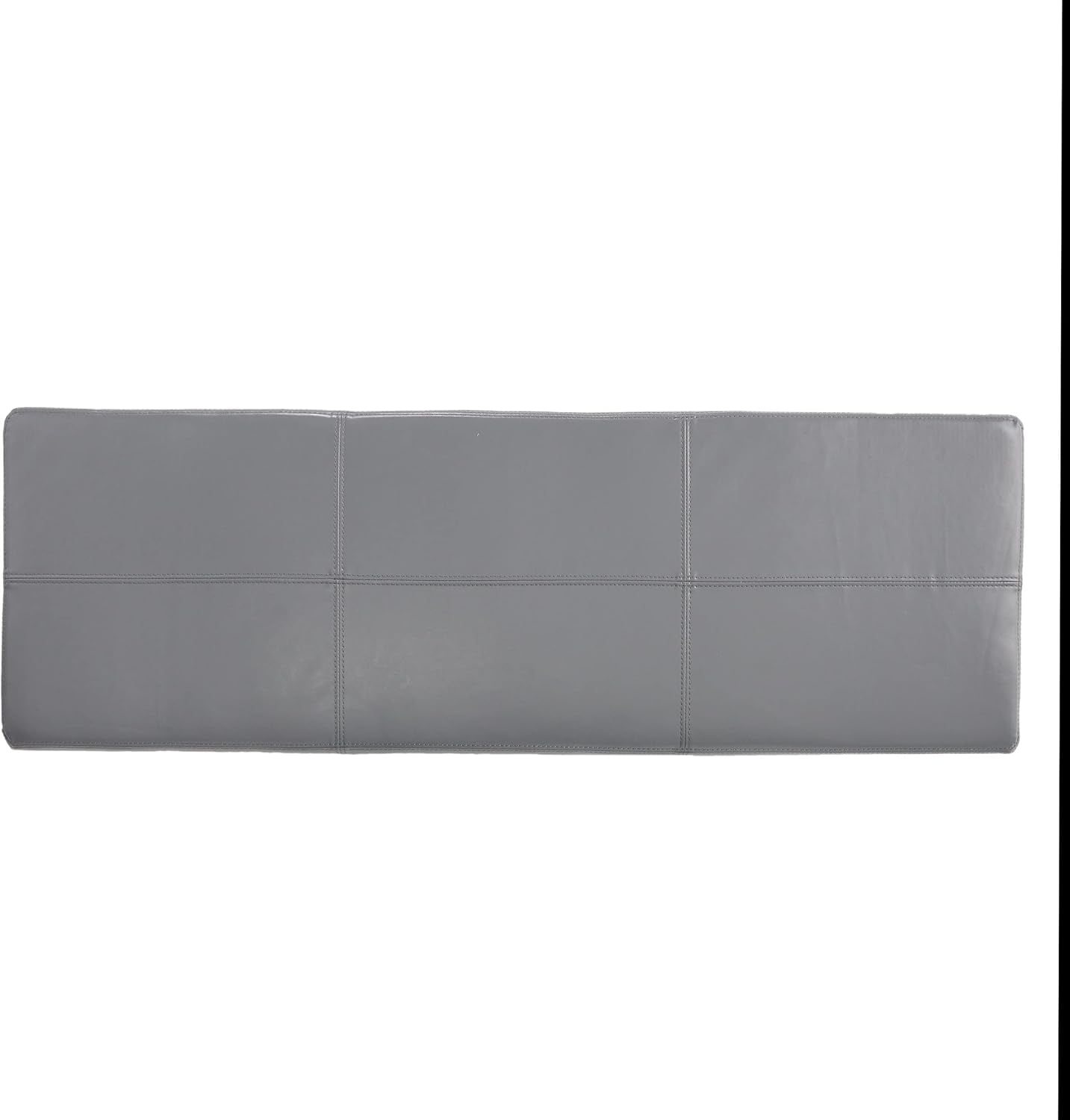 Glouster PU Storage Ottoman, Grey