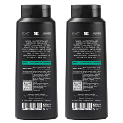 Men'S 2-In-1 Body Wash and Shampoo, Victory, 16 Fl Oz, 2-Pack