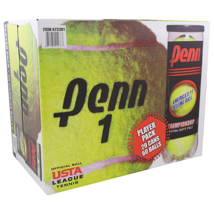 Championship Tennis Balls, 20-Pack