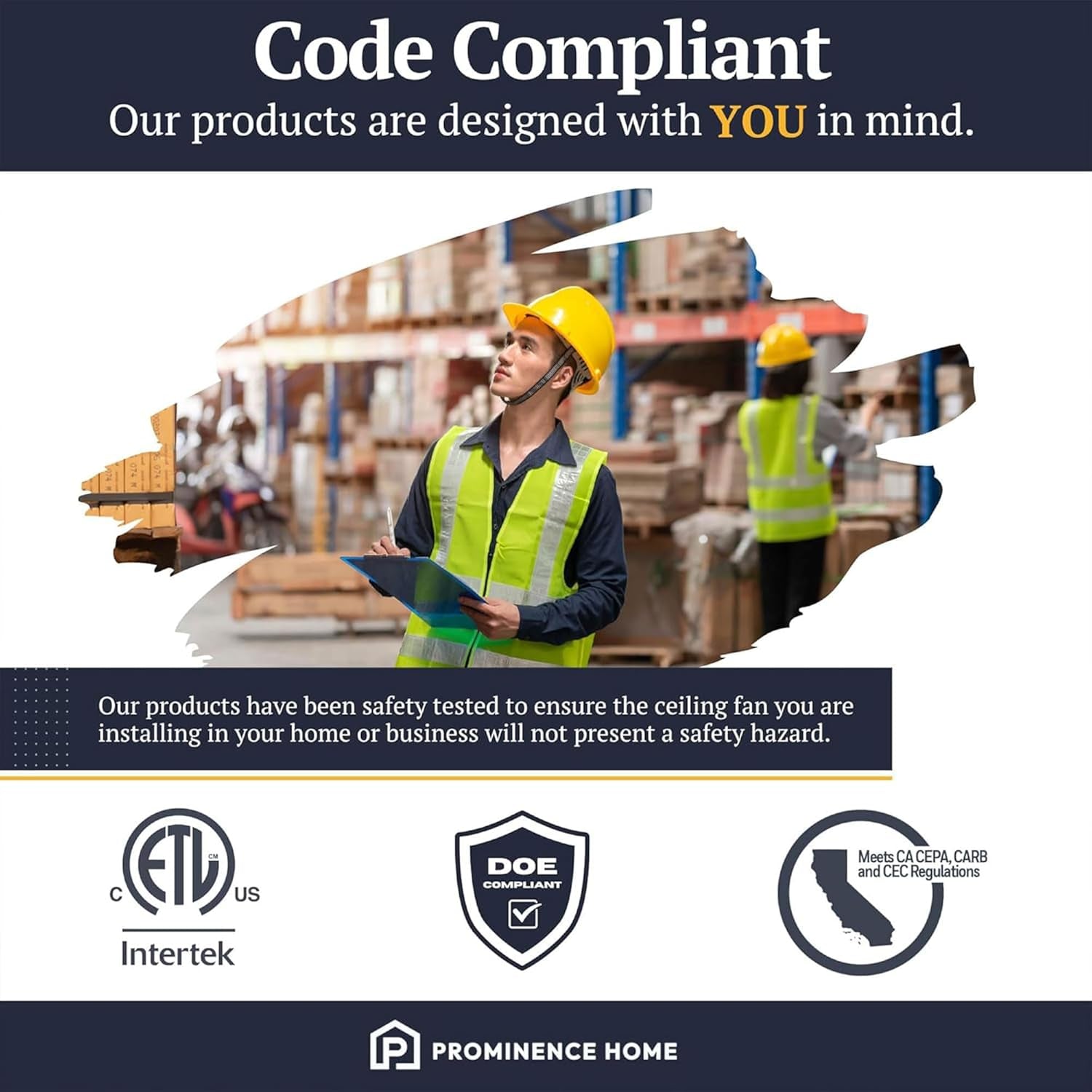 Alvina Traditional 44 Inch Ceiling Fan with Light, LED Flush Mount Ceiling Fan, Indoor Fan with 5 Blades, Gray Oak and Brown Walnut Blade Finish Options, Satin Nickel (51585-01)