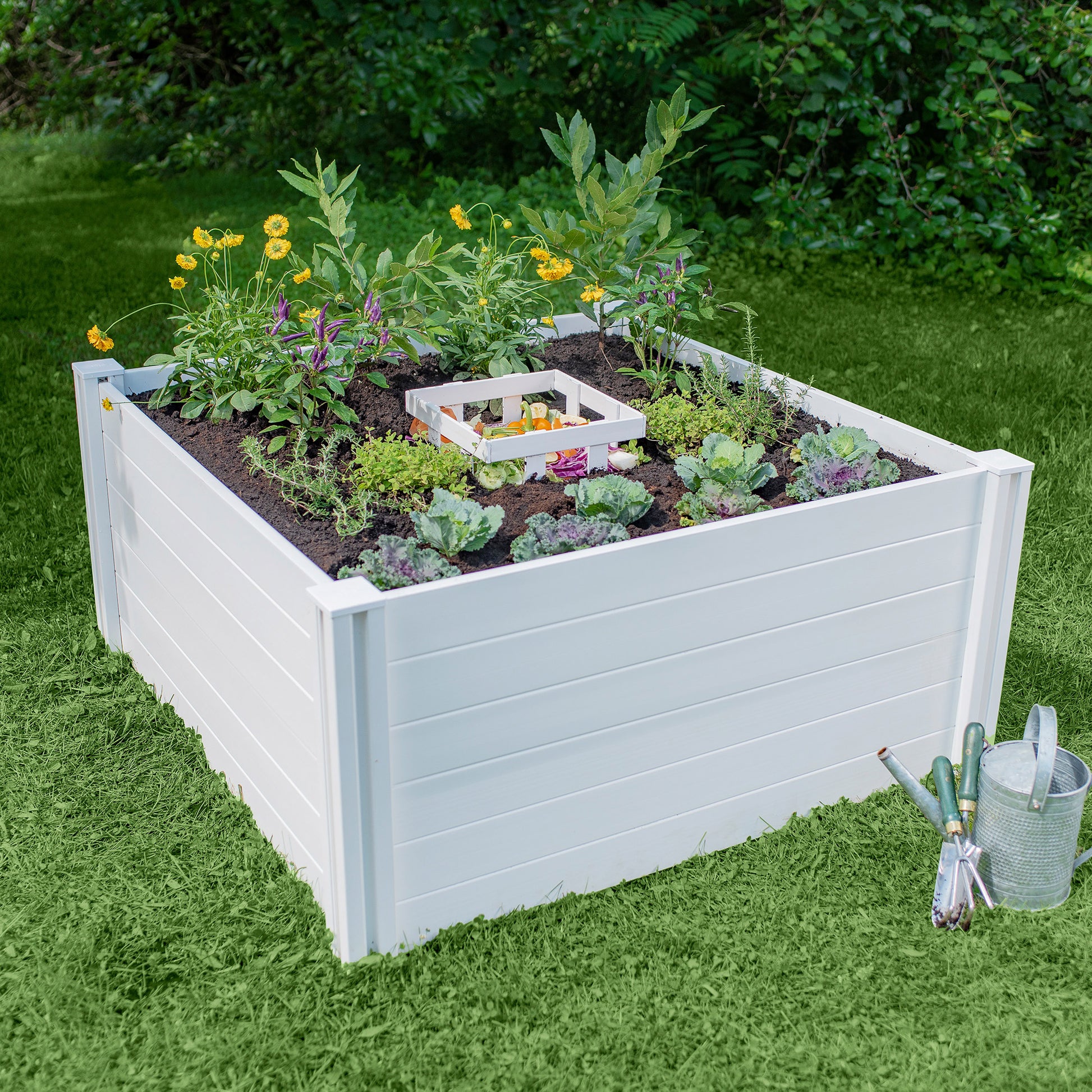 Vita Keyhole 4' X 4' Composting Garden Bed